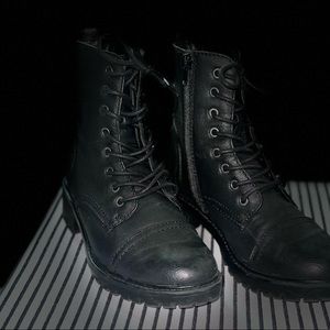 Bundle of 3- Black Boots - Size 6 ~ worn once (Halloween) ~ universal treads
